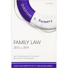 Q & A REV GDE FAMLY LAW 2013 & 2014 7E by RUTH GAFFNEY-RHYS, CHRIS BARTON - 9780199661947
