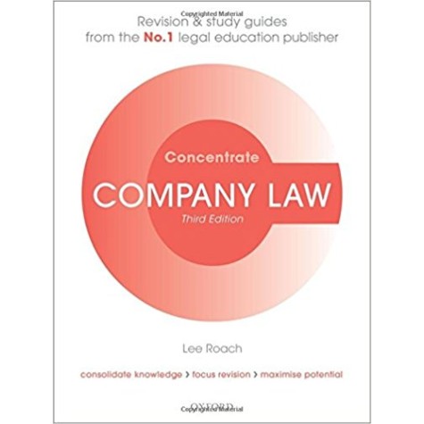 COMPANY LAW CONCENTRATE 3E  P by LEE ROACH - 9780198703808