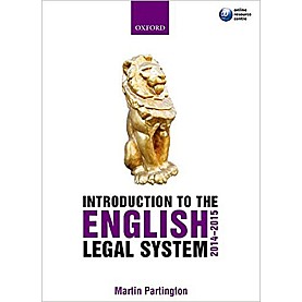 INTRO TO ENG LEGAL SYS 2014-2015 by MARTIN PARTINGTON - 9780198704225