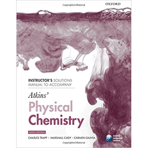 INSTRUCTOR'S SOLUTIONS MANUAL TO ACCOMPA by TRAPP, CHARLES: CADY MARSHALL ; GIUNTA, CARMEN - 9780199583966