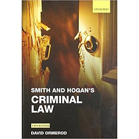 SMITH & HOGAN'S CRIMINAL LAW, 13E by DAVID ORMEROD - 9780199586493