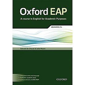 OXF EAP C1 SB & DVD-ROM PK by EDWARD DE CHAZAL, JULIE MOORE - 9780194001793 OXF EAP C1 SB & DVD-ROM PK by EDWARD DE CHAZAL, JULIE MOORE - 9780194001793