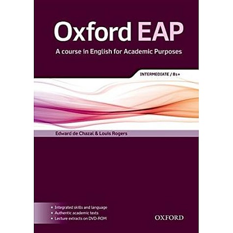 OXF EAP B1+ SB & DVD-ROM PK by EDWARD DE CHAZAL & LOUIS ROGERS - 9780194002011