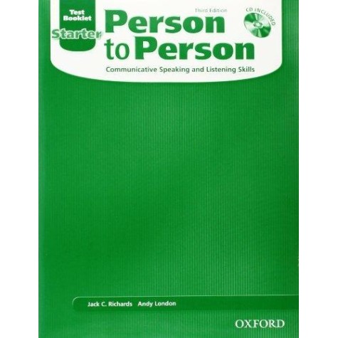PERSON TO PERSON 3E STARTER TEST BK PACK by RICHARDS - 9780194302241