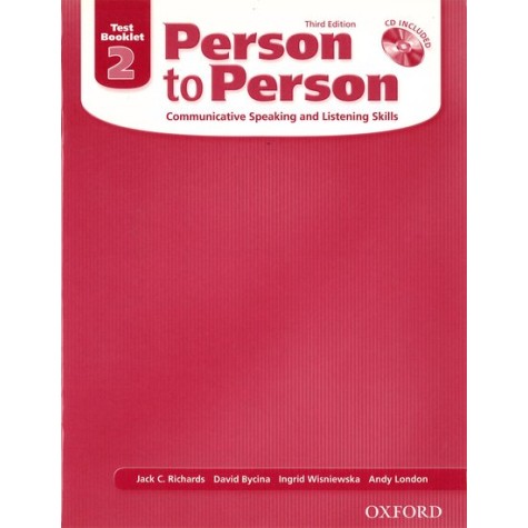 PERSON TO PERSON 3E 2 TEST BOOK PACK by RICHARDS - 9780194302302