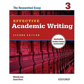EFECTVE ACADMC WRITG 3 SB 2E by RHONDA LISS, JASON DAVIS - 9780194323482