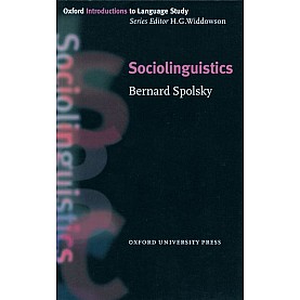 OILS: SOCIOLINGUISTICS by SPOLSKY, BERNARD; WIDDOWSON, H. G. - 9780194372114