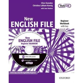 NEW ENG FILE BEG WB W/KEY & MU-ROM PK by OXENDEN, CLIVE; LATHAM-KOENIG, CHRISTINA - 9780194518734