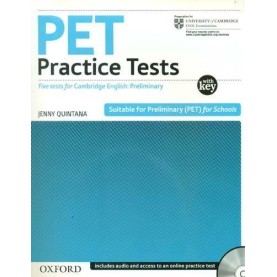 PET PRAC TSTS W/KEY PK by QUINTANA - 9780194534680