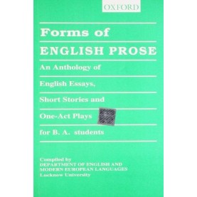 FORMS OF ENGLISH PROSE by UNIV OF LUCKNOW - 9780195623352