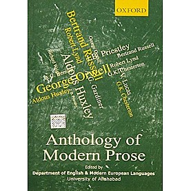 ANTHOLOGY OF MODERN PROSE by DEPARTMENT OF ENGLISH & MODERN EUROPEAN LANGUAGES - 9780195659795