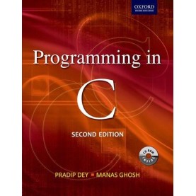 PROG IN C 2/E by PRADIP DEY & MANAS GHOSH - 9780198065289