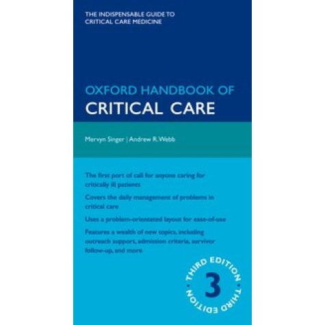 OHB OF CRITICAL CARE 3E: PB by MERVYN SINGER, ANDREW WEBB - 9780199581030