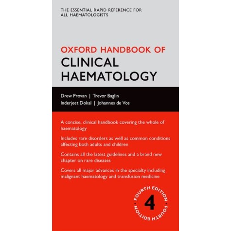 OHB OF CLINICAL HAEMAT 4E OXHMED:M X by PROVAN, BAGLIN, DOKAL & DE VOS - 9780199683307