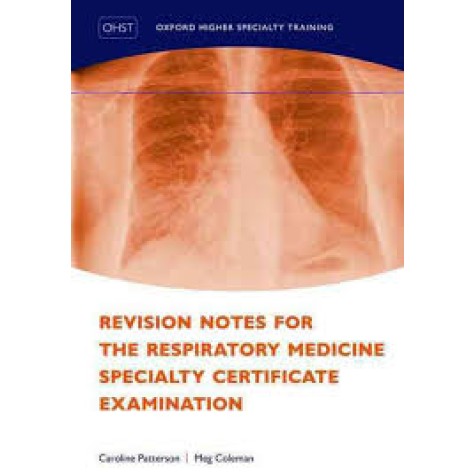 REV NOTES FOR RESP MEDI SPE CERT EXAM by PATTERSON, CAROLINE; COLEMAN, MEG - 9780199693481