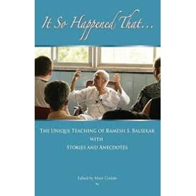 It So Happened That... by Ramesh S. Balsekar - 9788188071005