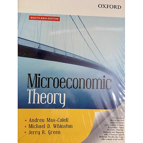 MICROECONOMICS THEORY by Mas Colell - 9780198089537