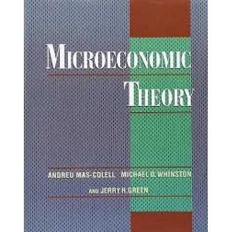MICROECONOMICS THEORY by MAS-COLELL  ANDREU & JERRY R.GREEN - 9780195102680