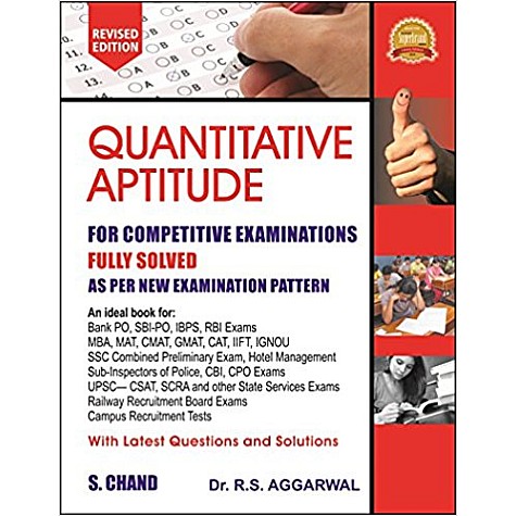 Quantitative Aptitude For Competitive Examinations English) BY R.S. AGGARWAL
