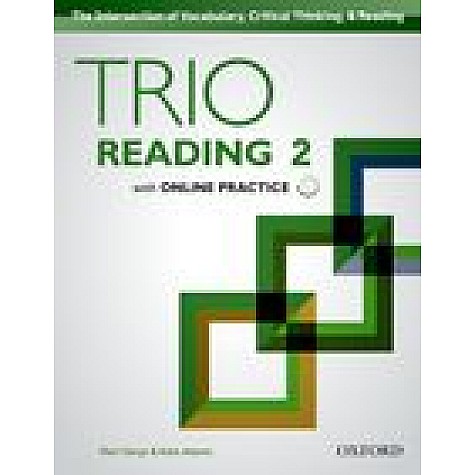 TRIO READING 1 WITH ONLINE PRACTICE-KATE ADAMS-OXFORD UNIVERSITY PRESS-9780194004039