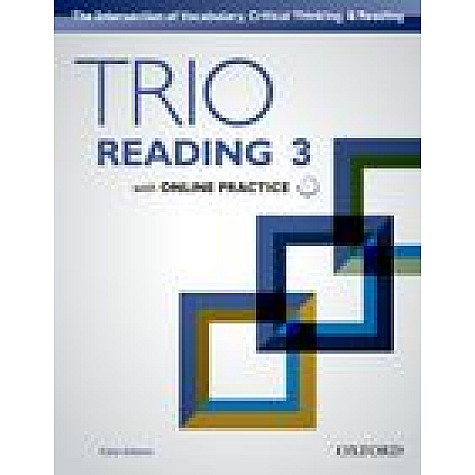 TRIO READING 3 WITH ONLINE PRACTICE-KATE ADAMS-OXFORD UNIVERSITY PRESS-9780194004060