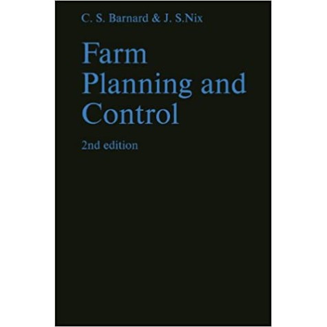 FARM PLANNING AND CONTROL-Barnard-CAMBRIDGE UNIVERSITY PRESS-9780521296045