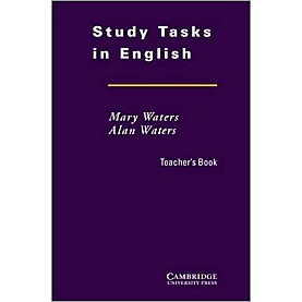 STUDY TASKS IN ENGLISH. TEACHER"S BOOK-Waters-Cambridge University Press-9780521469081
