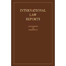 International Law Reports 160 Volume Hardback Set-LAUTERPACHT-Cambridge University Press-9780521469265 (HB)