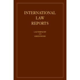 INTERNATIONAL LAW REPORT. VOL.103-LAUTERPACHT-Cambridge University Press-9780521563116
