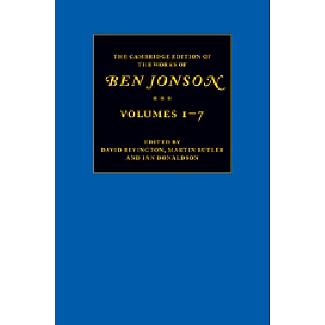 The Cambridge Edition of the Works of Ben Jonson 7 Volume Set-JONSON-Cambridge University Press-9780521782463