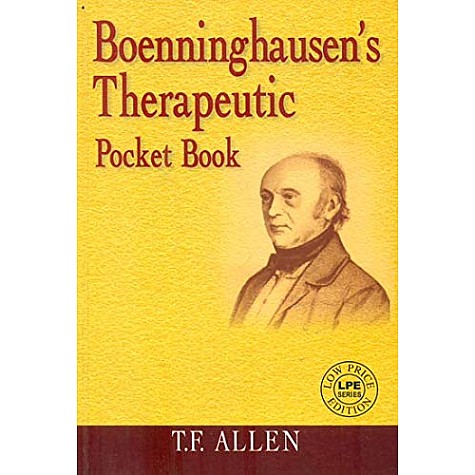 BOENNINGHAUSENS THERA. POCKET BOOK-ALLEN TF-B. JAIN Publisher-9788131901267