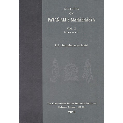 Lectures on Patanjali Mahabhasya (HP.S. Subrahmanya SastriB) (Vol. 10)-9788185170480
