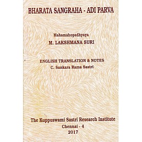 Bharata Sangraha: Adi Parva -M. Lakshmana Suri-9788185170671