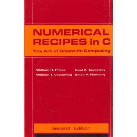 Numerical Recipes in C , 2nd Edition