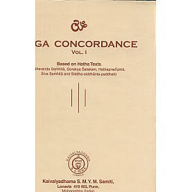 Yoga Concordance Vol. I-Swami Maheshananda, B. R. Sharma, G. S. Sahay, R. K. Bodhe-9788189485313