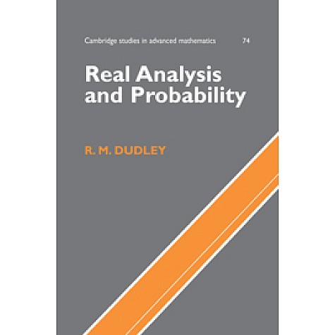 CSAM : REAL ANALYSIS AND PROBABILITY,DUDLEY,Cambridge University Press,9780521007542, CSAM : REAL ANALYSIS AND PROBABILITY,DUDLEY,Cambridge University Press,9780521007542,
