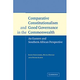 Comparative Constitutionalism and Good Governance in the Commonwealth,HATCHARD,Cambridge University Press,9780521118293,
