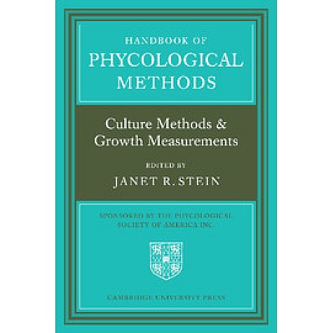 Handbook of Phycological Methods,Janet R, Stein,Cambridge University Press,9780521297479,