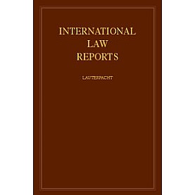 INTERNATIONAL LAW REPORT   VOL.135-LAUTERPACHT-Cambridge University Press-9780521879248