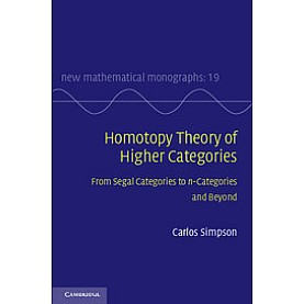 Homotopy Theory of Higher Categories,Simpson Carlos,Cambridge University Press,9780521516952,