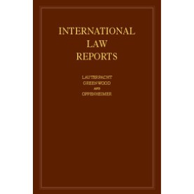 International Law Reports  Volume 162-Elihu Lauterpacht-Cambridge University Press-9781107059023