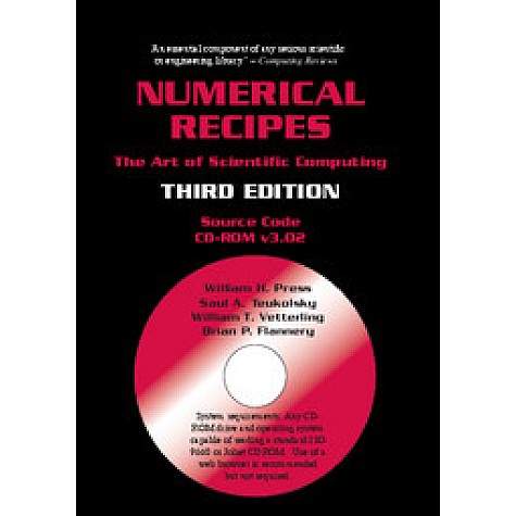 Numerical Recipes Source Code CD-ROM, 3rd Edition,PRESS ET AL,Cambridge University Press,9780521706858,