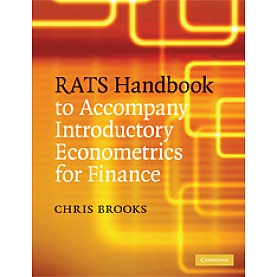 RATS HANDBOOK TO ACCOMPANY INTRODCTORY,BROOKS,CAMBRIDGE UNIVERSITY PRESS,9780521721684, RATS HANDBOOK TO ACCOMPANY INTRODCTORY,BROOKS,CAMBRIDGE UNIVERSITY PRESS,9780521721684,