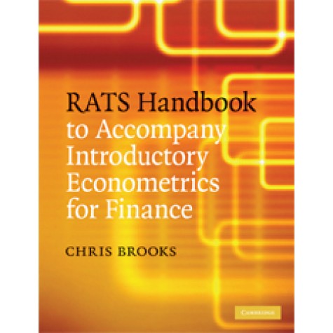 RATS HANDBOOK TO ACCOMPANY INTRODCTORY,BROOKS,CAMBRIDGE UNIVERSITY PRESS,9780521721684, RATS HANDBOOK TO ACCOMPANY INTRODCTORY,BROOKS,CAMBRIDGE UNIVERSITY PRESS,9780521721684,