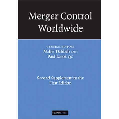 MERGER CONTROL WORLDWIDE,DABBAH,Cambridge University Press,9780521724135,