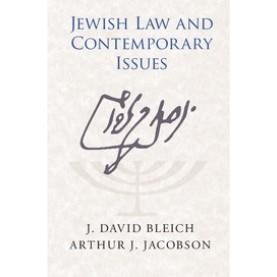Jewish Law and Contemporary Issues-BLEICH-Cambridge University Press-9780521765473
