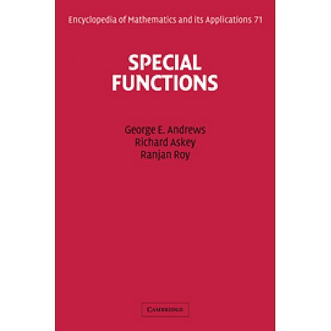 EOM : 71 SPECIAL FUNCTIONS,Andrews,Cambridge University Press,9780521789882,