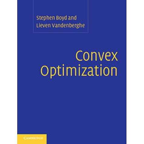 CONVEX OPTIMIZATION,Boyd,Cambridge University Press,9780521833783,