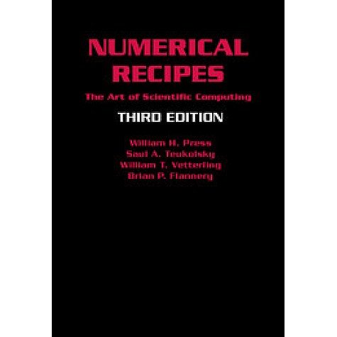 Numerical Recipes, 3rd Edition,PRESS,Cambridge University Press,9780521880688,