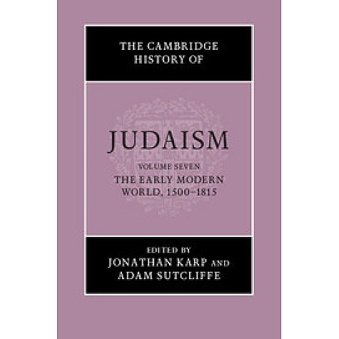 The Cambridge History of Judaism,KARP,Cambridge University Press,9780521889049,